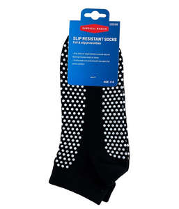 Daily Living Aids: SB Slip Resistant Grip Socks (Size 3-8)
