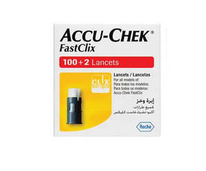 Lancing Devices Lancets: Accuchek Fastclix lancets 102