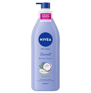 Skin Care Range: Nivea Body Oil Lotion Coconut Monoi Oil 400ml