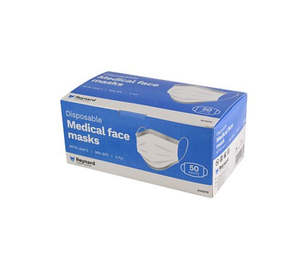 Infection Control: Mask Reynard Medical Ear Loop ASTM Level 2 3 Ply (Bx50)