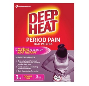 Health Hub: Deep Heat Period Pain Patch (3Pk)