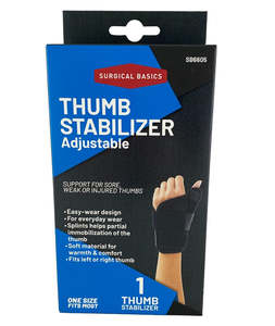 Braces And Supports: SB Thumb Stabiliser – Adjustable