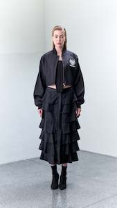 2.10 HAS Silk Wool Bomber Jacket