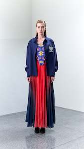 Shirts Womens: 2.1 RED Silk Wool Shirt