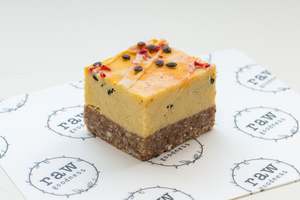 Products: Passionfruit White Chocolate Slice