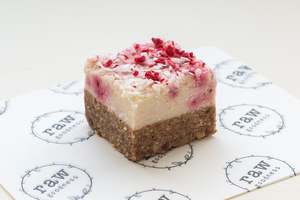 Products: Lemon Raspberry Coconut Slice