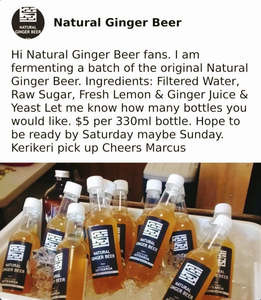 Products: Natural Ginger Beer