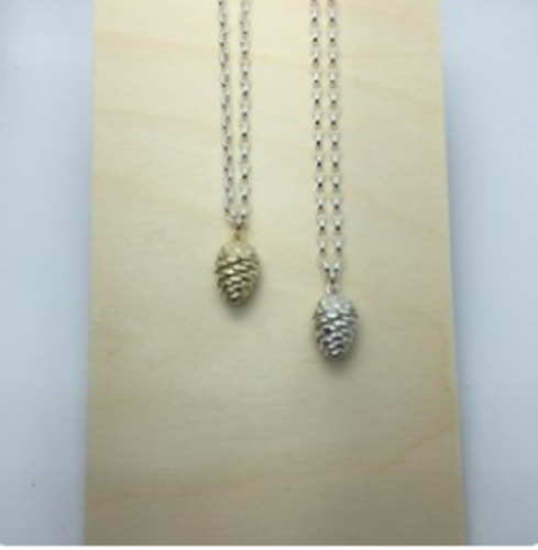 Products: Rawson Brothers Wairarapa Pinecone Pendant Necklaces