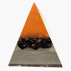 Large 'Sudan' Orgonite Pyramid (Copper + Shungite) - Raw. Orgonite, EMF Protecti&hellip;