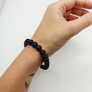 Products: Obsidian Braclet - Raw. Orgonite, EMF Protection, Yoga & Wellbeing