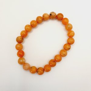 Products: Orange Calcite Bracelet - Raw. Orgonite, EMF Protection, Yoga & Wellbeing