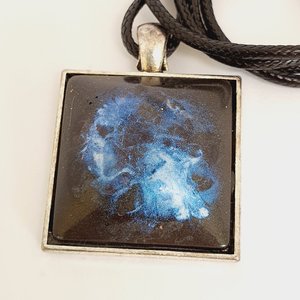 Products: Orgonite Pendant (Blue Magic + Shungite) - Raw. Orgonite, EMF Protection, Yoga & Wellbeing