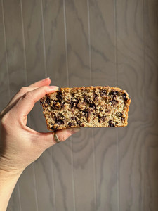 Products: Chocolate Chip Banana Bread - 1 loaf (8 slices) The Razor's Edge