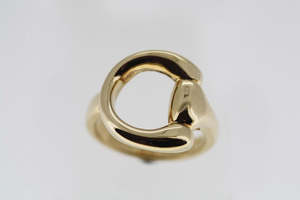 Ring: 1/2 Bit Ring - 9ct Gold