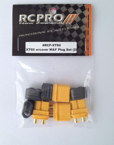 XT60 Connectors Male / Female 2 pairs with Covers