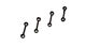 BLADE BLH3215 Rotor Head Linkage Set (4): BLADE mSR X