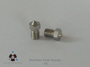 3d Printer Tools And Parts: V6 Stainless Steel Nozzle