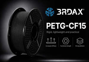3rdax 3d Printer Filament: 3RDAX™ PETG-CF15 Carbon Fiber 1.75mm