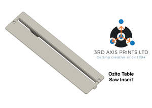 The Parts Shelf: Ozito Table Saw Insert