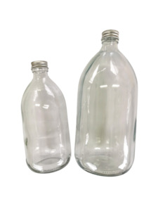 Jars: Clear Sirop Bottle