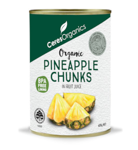 Sustainable Pantry Fridge: Organic Canned Pineapple Chunks