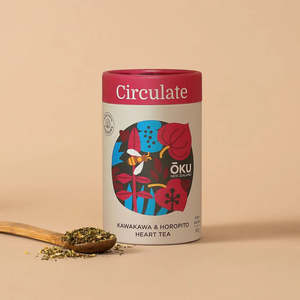 Beverages: ŌKU Tea - Circulate/Hōrapa