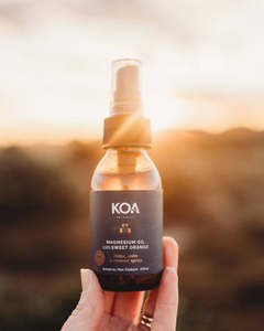 Personal Hygiene: Koa Botanics Magnesium Oil with Sweet Orange