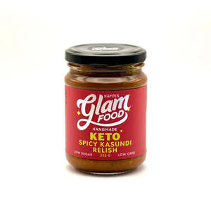 Sustainable Pantry Fridge: Glam Food - Keto Spicy Kasundi Relish