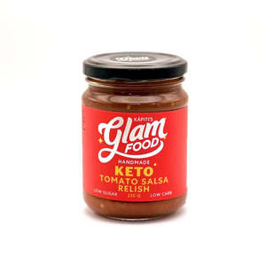 Sustainable Pantry Fridge: Glam Food - Keto Tomato Salsa Relish