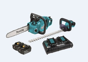 Products: CHAINSAW/ HEDGE TRIMMER KIT MAKITA DLX2540PT 18v Read Bros. Hardware