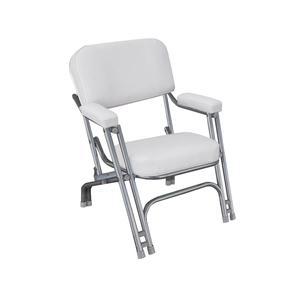 New: Oceansouth Large Marine Deck & Dock Chair - White