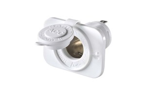 Narva Acc. Socket Flush Mount White