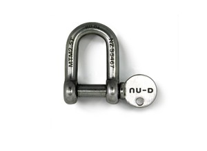 Accessories: Nu-D 10mm Stainless Steel DEE Shackle with Captive Pin