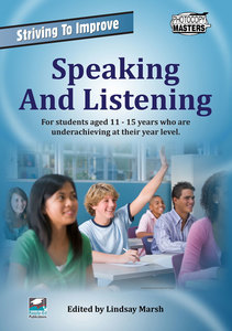 Products: Striving To Improve Series: Speaking And Listening