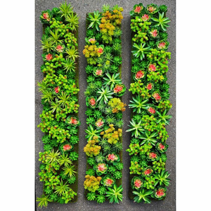 Products: Succulent Gardens - Artificial Hanging Succulents Panel ReadyLeaf