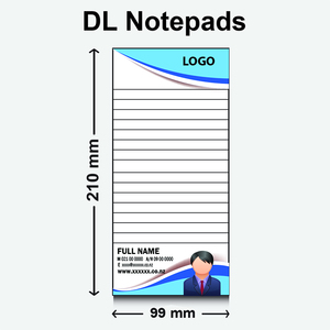 DL Notepads - 40 leaves - 80gsm - Real Estate Designer