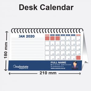 Desktop Calendar - 12 Months - Real Estate Designer