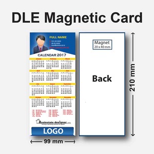 1000 DL Fridge Magnet Calendar In Auckland, NZ Real Estate Designer