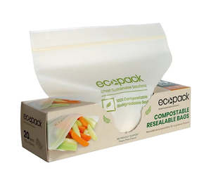 Ecopack: Ecopack 100% Compostable Ziplock Bags (2 sizes)