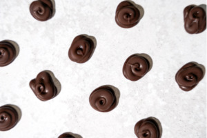 Products: Caramel Dark Chocolate Swirls - Vegan