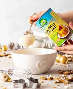 Products: Coconut Custard, Natures Charm, 400ml