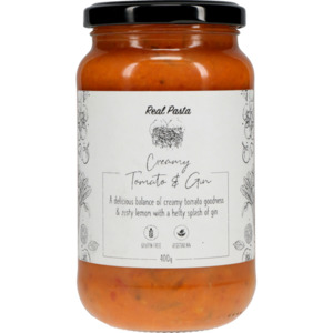 Products: Creamy Tomato & Gin Pasta Sauce realpastanz