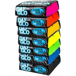 Home Pos Page: STICKY BUMPS DAY-GLO COLOUR WAX COOL/COLD