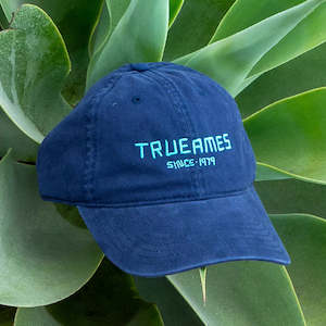 True Ames: TRUE AMES LOGO DAD HAT - NAVY