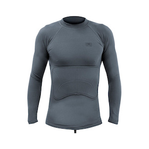 Full Price For Bold Sale Wetsuits: O&E RIB GUARD PADDED LONG SLEEVE TOP - CHARCOAL