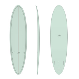 Mid Lengths: TORQ TET MOD FUN 7'6" FUTURES 52.4L - CLASSIC PALM