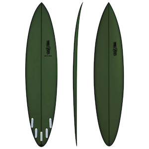 JS MOTHER TRUCKER 7'6" PU FUTURES 46.3L - ARMY GREEN