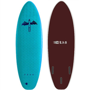 Full Price For Bold Sale Boards 2: DRAG DART SOFTBOARD 6'6" 55L - TURQUOISE SLICK