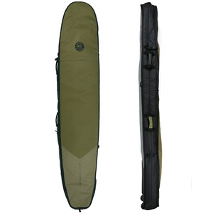 Travel Bags: CREATURES HARDWARE LONGBOARD 2-3 WHEELY TRAVEL BOARD BAG - MILITARY TITANIUM