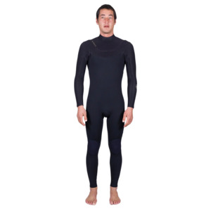 VISSLA MENS NEW SEAS 3/2MM U ZIP 2026 - BLACK